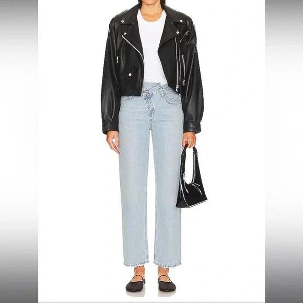 Agolde criss cross jean in
